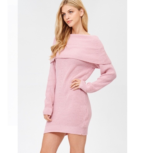 Rose Sweater Tunic Mini Dress - Picture 7 of 8